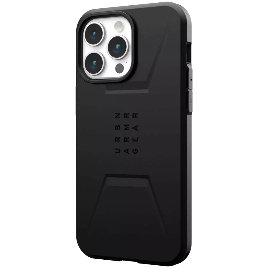 UAG Қорғаныс корпусы Civilian Magsafe with MagSafe Қара for iPhone 15 Pro Max — image №2