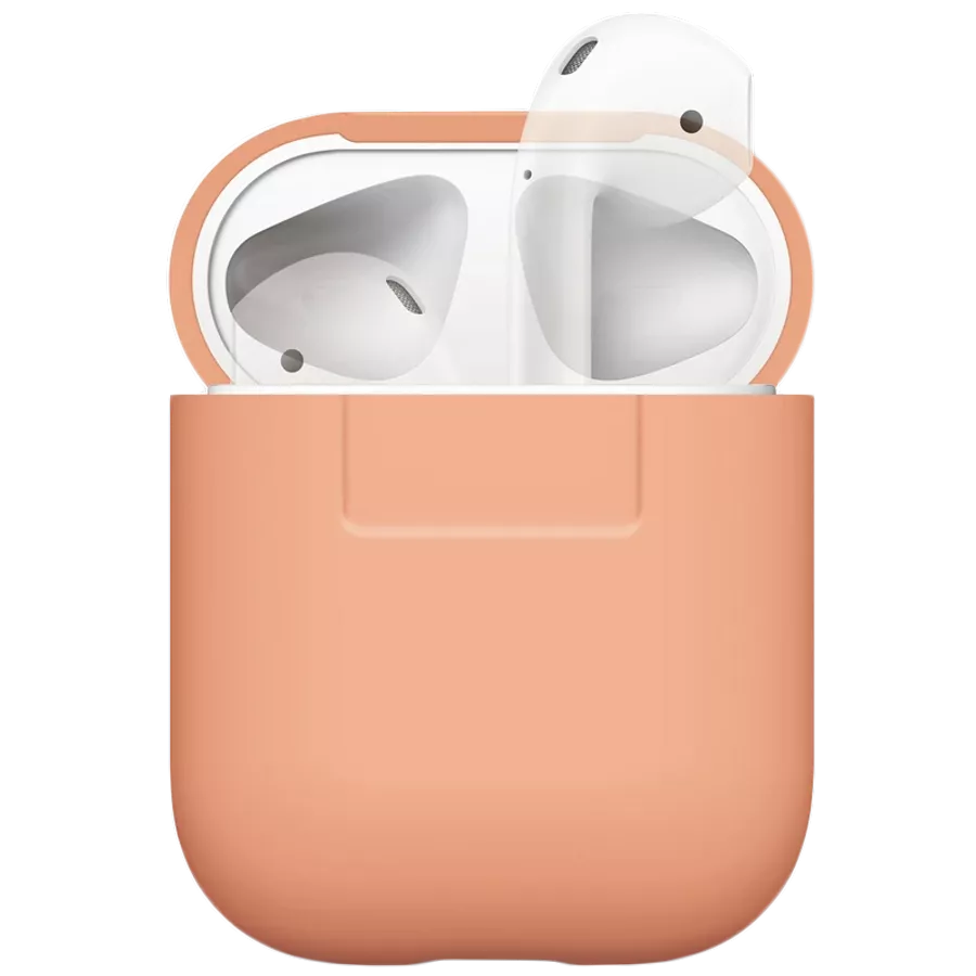Чохол ELAGO силіконовий  Соковитий персик для AirPods (Gen1/2) — Зображення №1