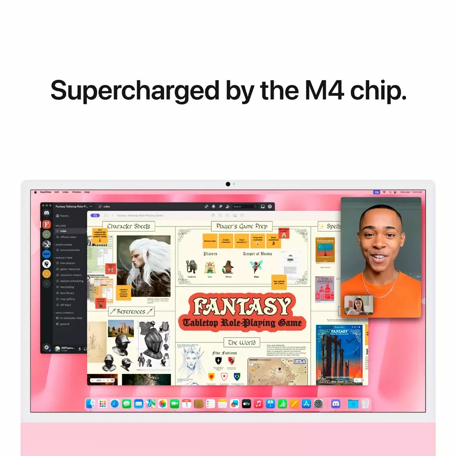 iMac 24" M4, 10C CPU 10C GPU, 16GB 256GB SSD, Pink — Image №6