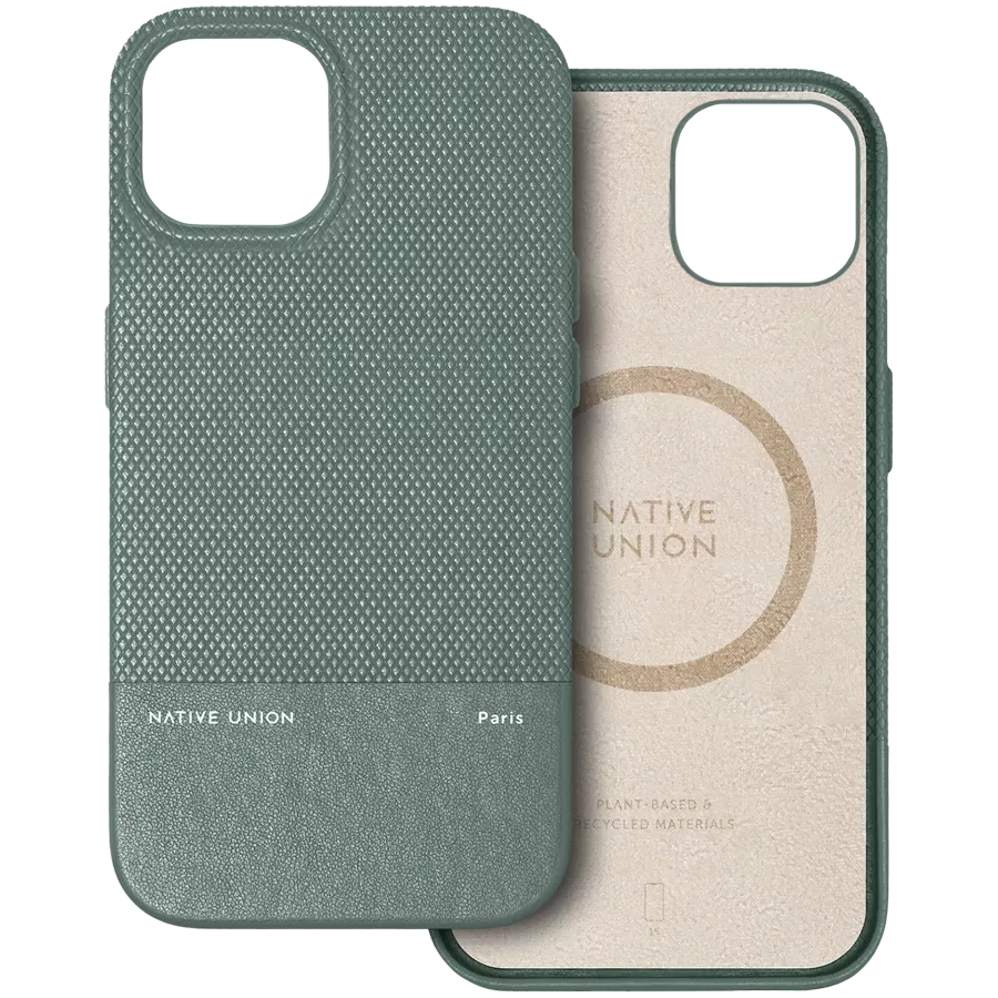 NATIVE UNION Case (Re)Classic with MagSafe, Green for iPhone 15 — Image №1