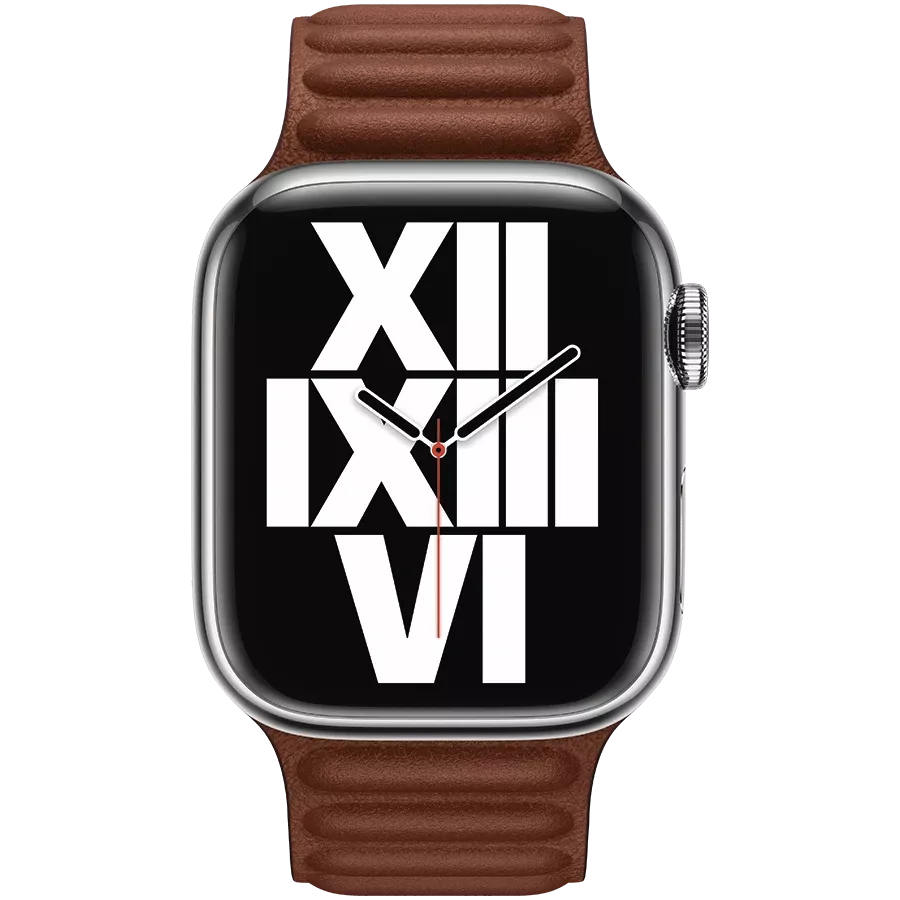 Ремешок APPLE 41мм из кожи, Umber, M/L — image №3