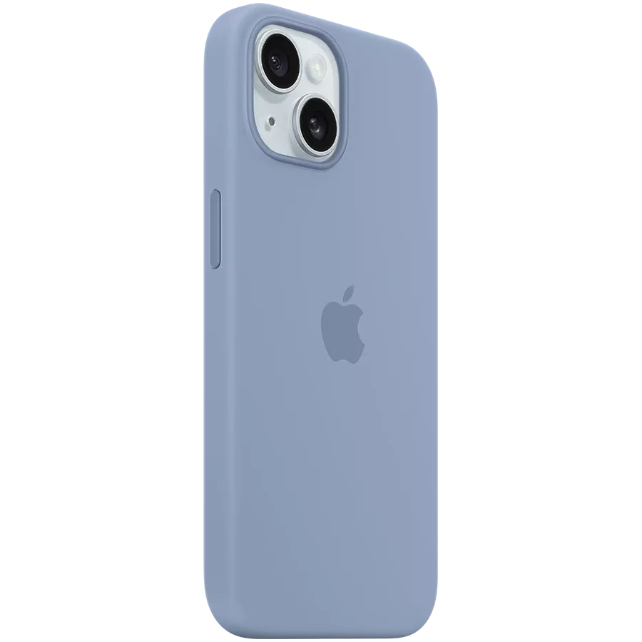 APPLE Silicone Case with MagSafe Winter Blue for iPhone 15 — Image №2