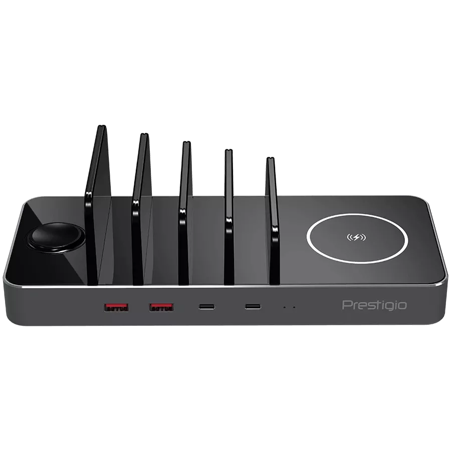 PRESTIGIO ReVolt A6 Ασύρματος φορτιστής, 10 βατ, Μαύρος — Εικών №2