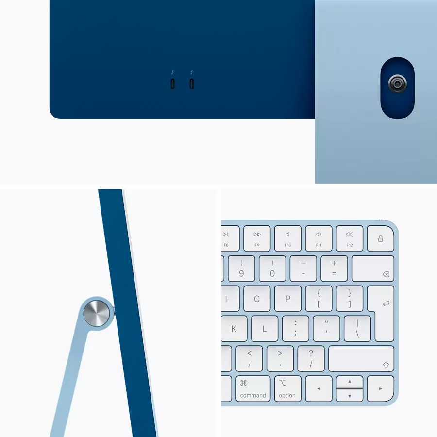 iMac 24" M1, 8C CPU 8C GPU, 16ГБ 256ГБ SSD, Синий — image №4