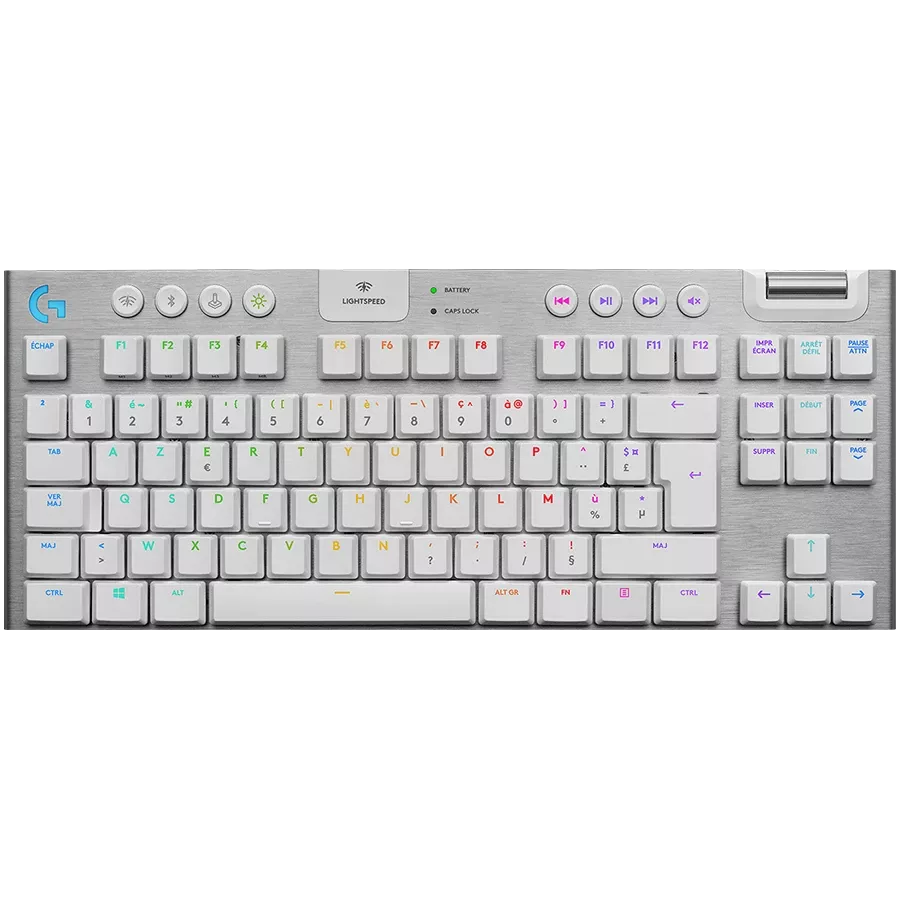 LOGITECH G915 Πληκτρολόγιο, Ασύρματο, Λευκό, Διεθνή Αγγλικά — Εικών №1