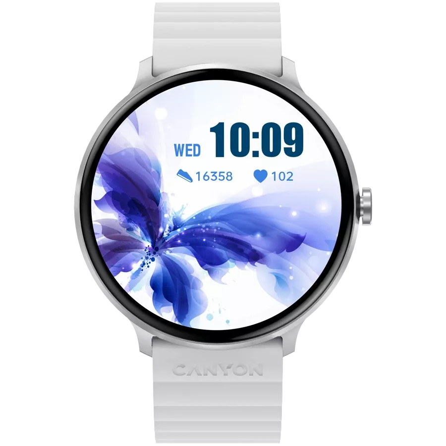 CANYON Jacky SW-69 Smart Watch, White/Blue — Image №1