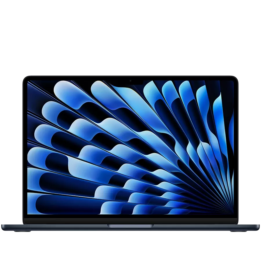 MacBook Air 13.6"  Apple M3 (8C CPU/10C GPU), 16 GB, 512 GB, Midnight, EN Keyboard — სურათი №1