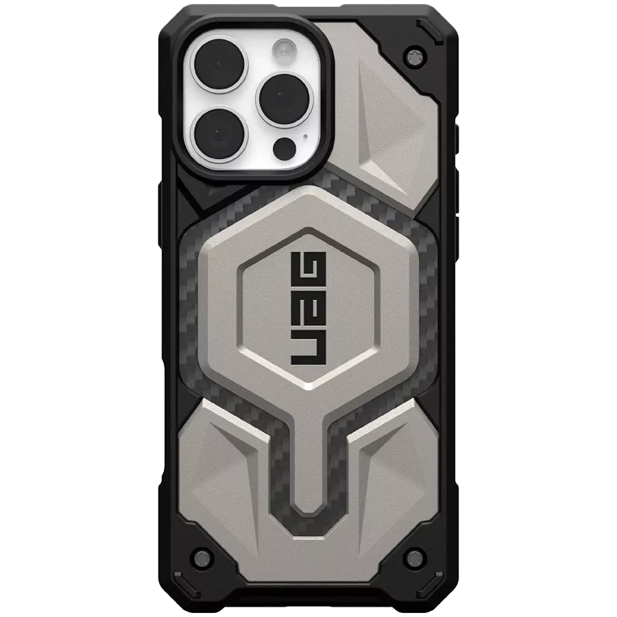 Чехол UAG Monarch Pro с MagSafe для iPhone 16 Pro Max, Титан — image №1