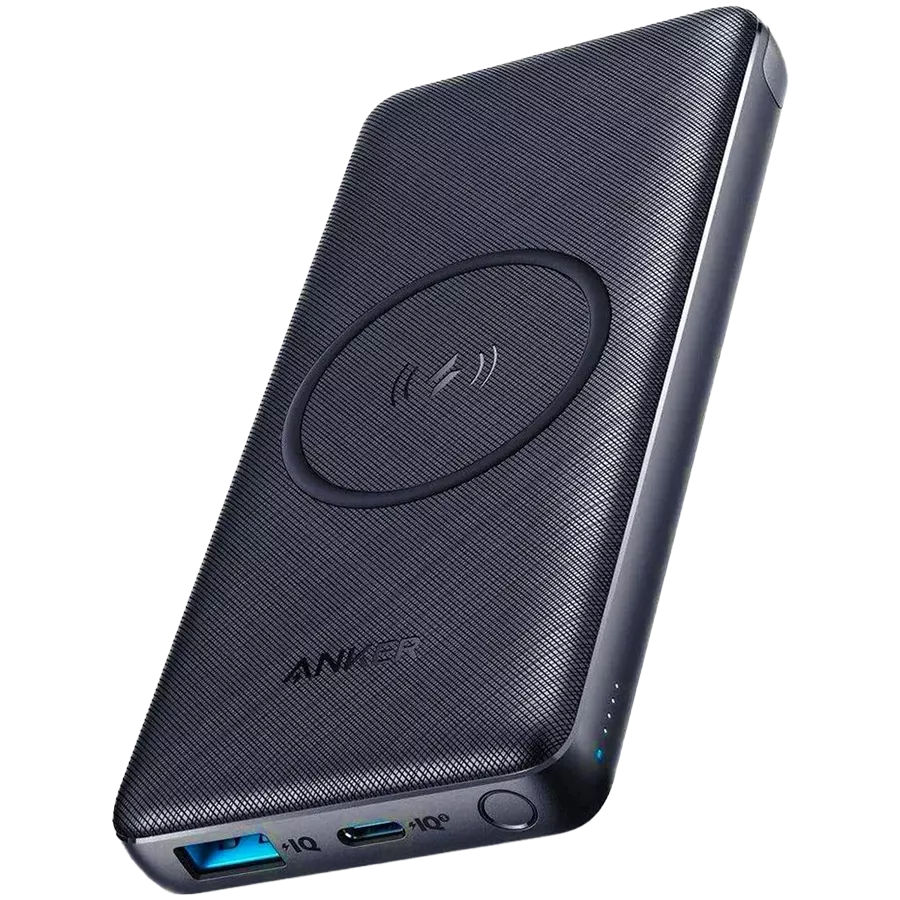 Power Bank ANKER, 10000 mAh, Black (A1617H11) — Image №1