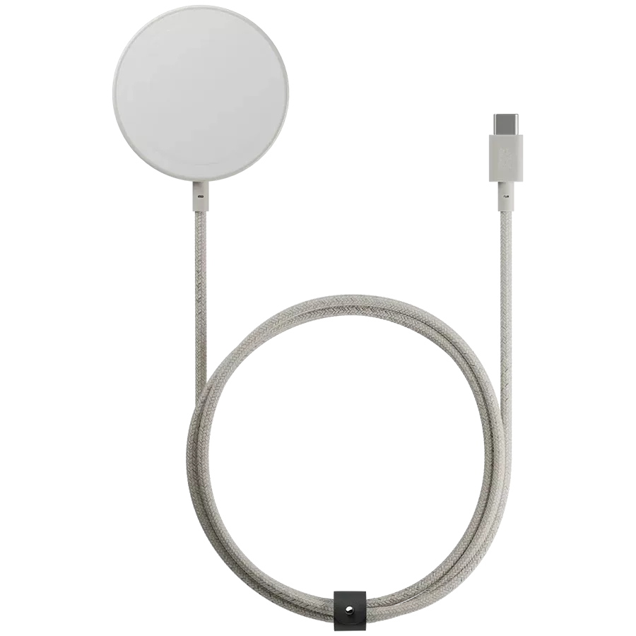 Беспроводное зарядное устройство NATIVE UNION SnapStand Qi2 MagSafe, 15 Вт, Sandstone — image №1