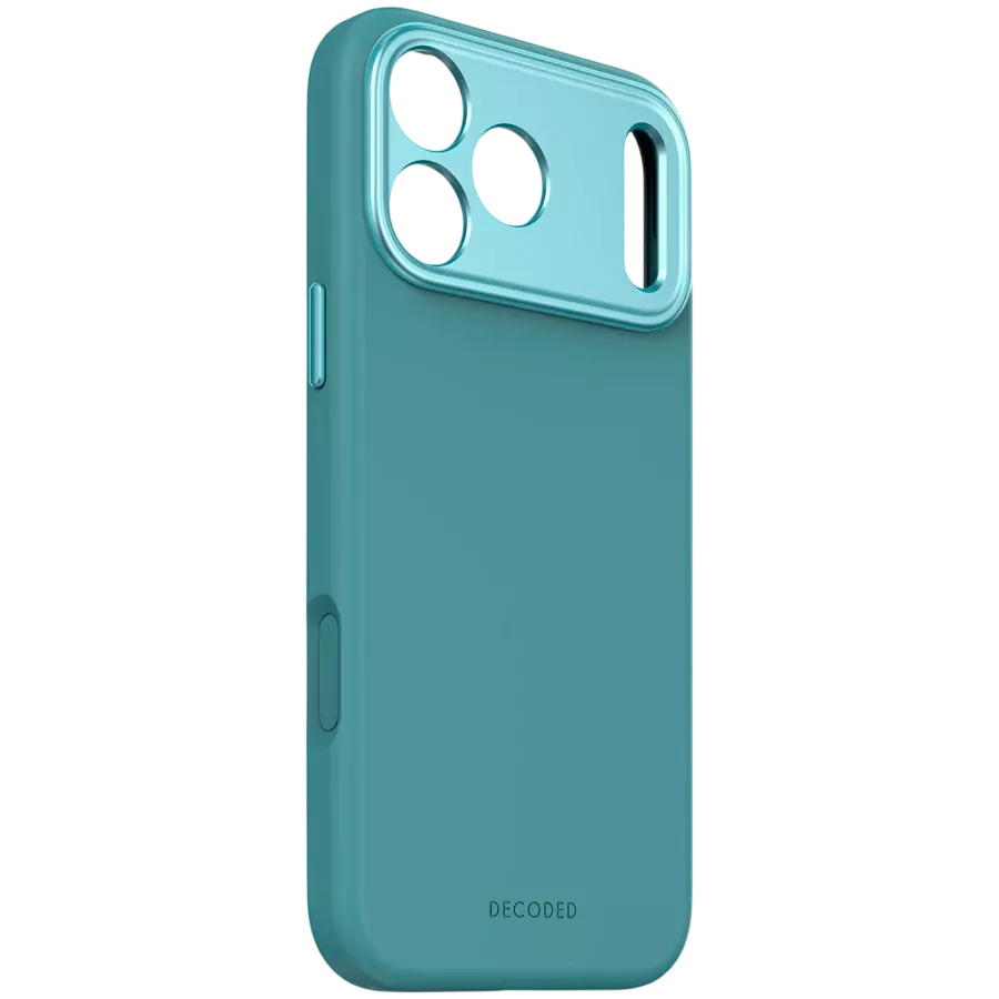 DECODED Θήκη Antimicrobial Silicone MagSafe με MagSafe, Retro Blue for iPhone 17 Pro Max — Εικών №3