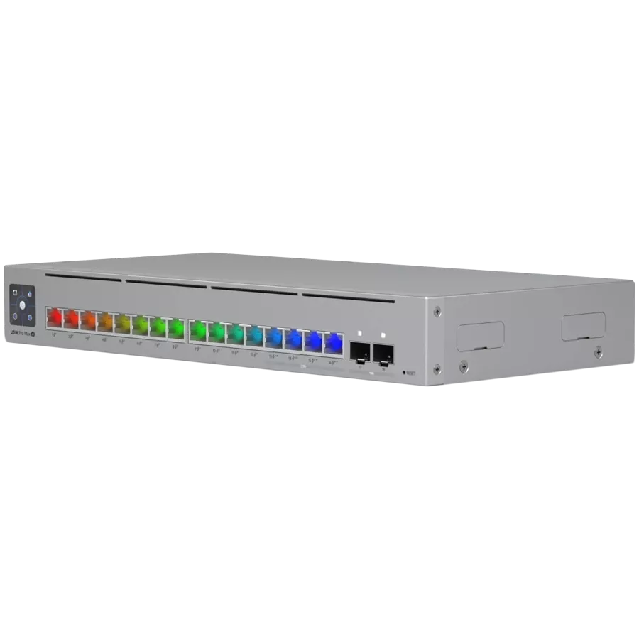 Comutator Ubiquiti PoE cu 16 porturi, 2xSFP+ — image №2