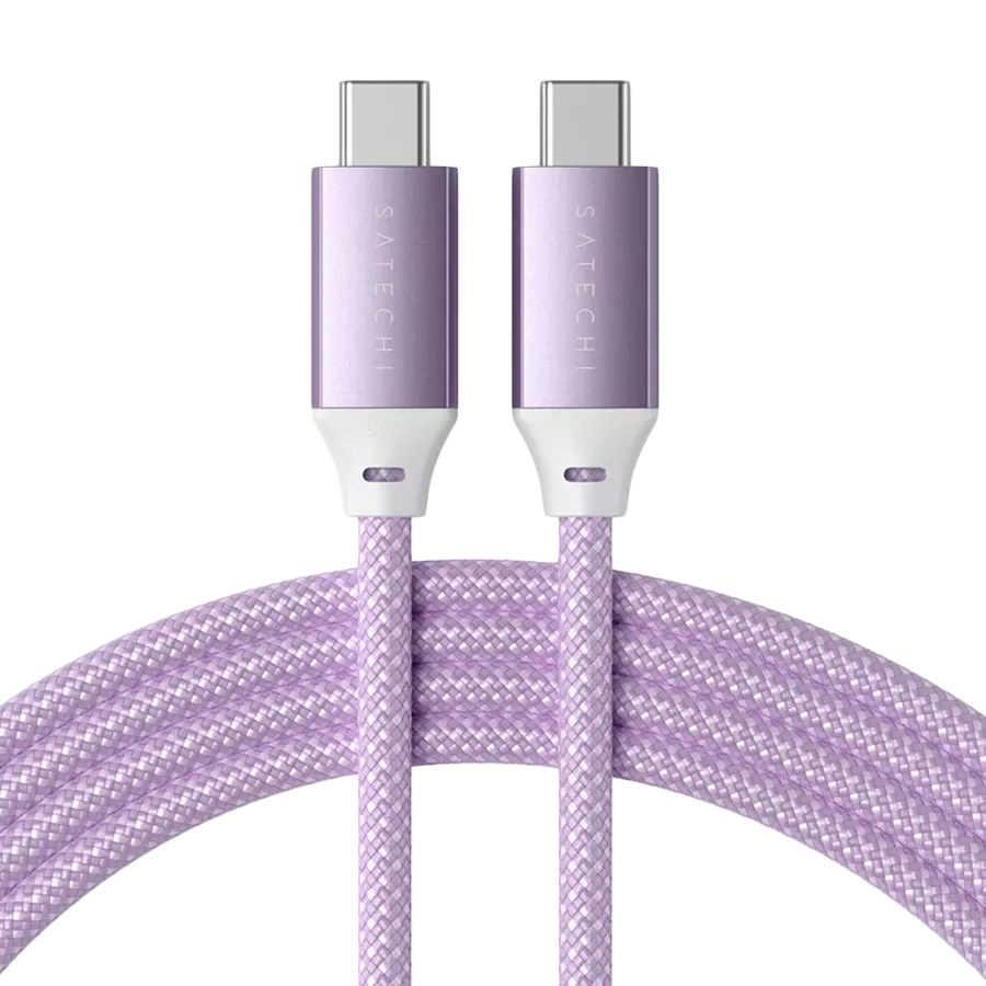 SATECHI USB-C Cable, Purple, 2m — Image №1