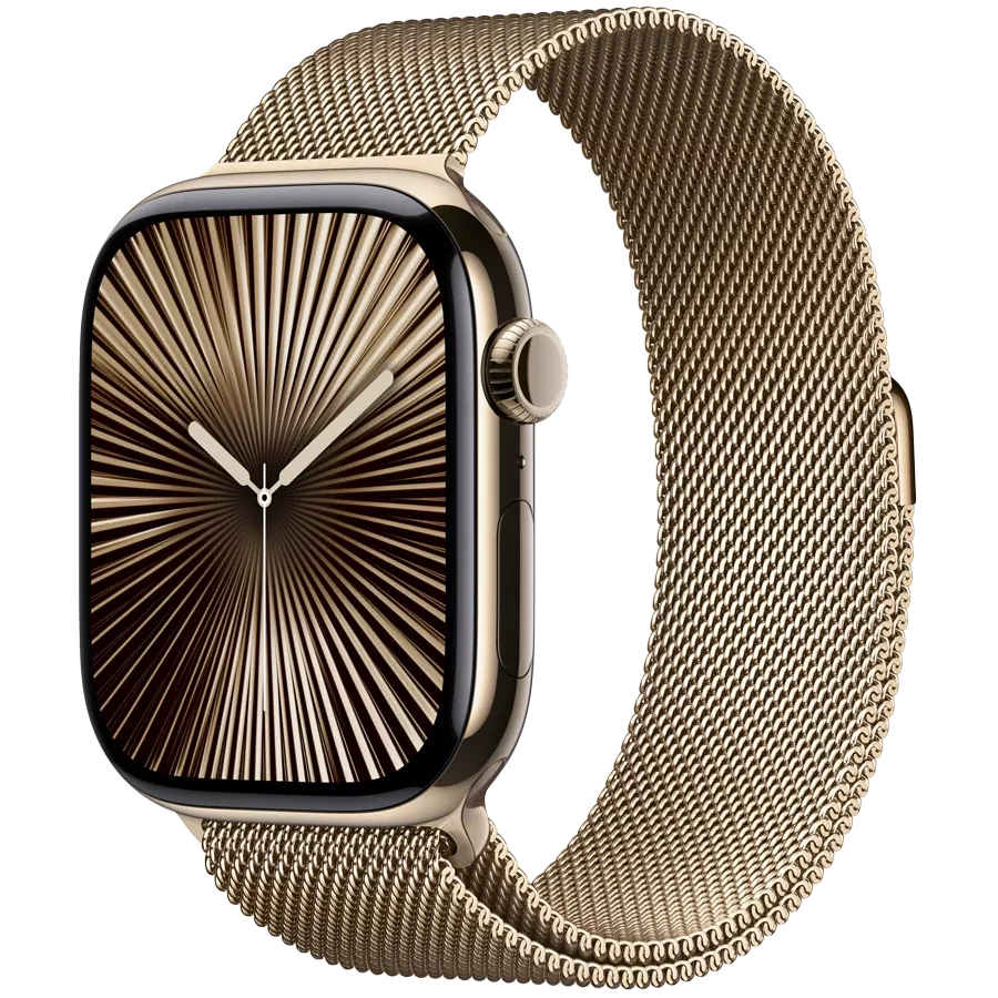 APPLE 46mm Milanese Loop Band Milanese Loop Gold for Apple Watch 44/46 mm — Image №2