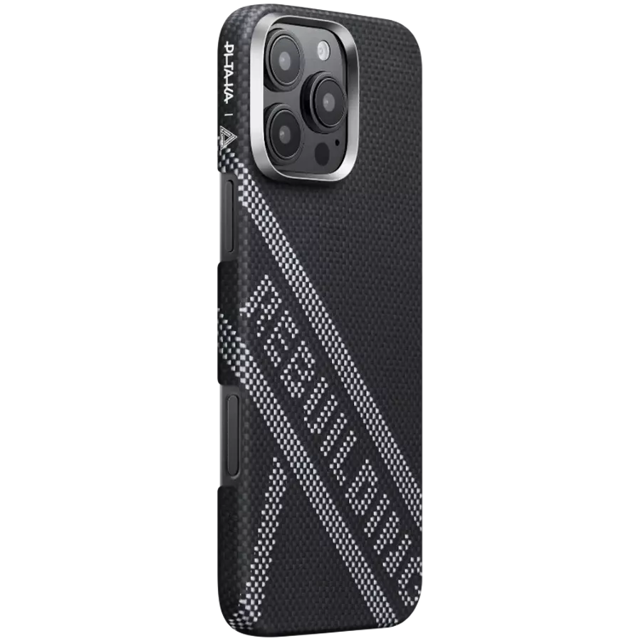 Husă PITAKA Re-TROS Tactile Woven cu MagSafe pentru iPhone 16 Pro, Rebuilding — image №1