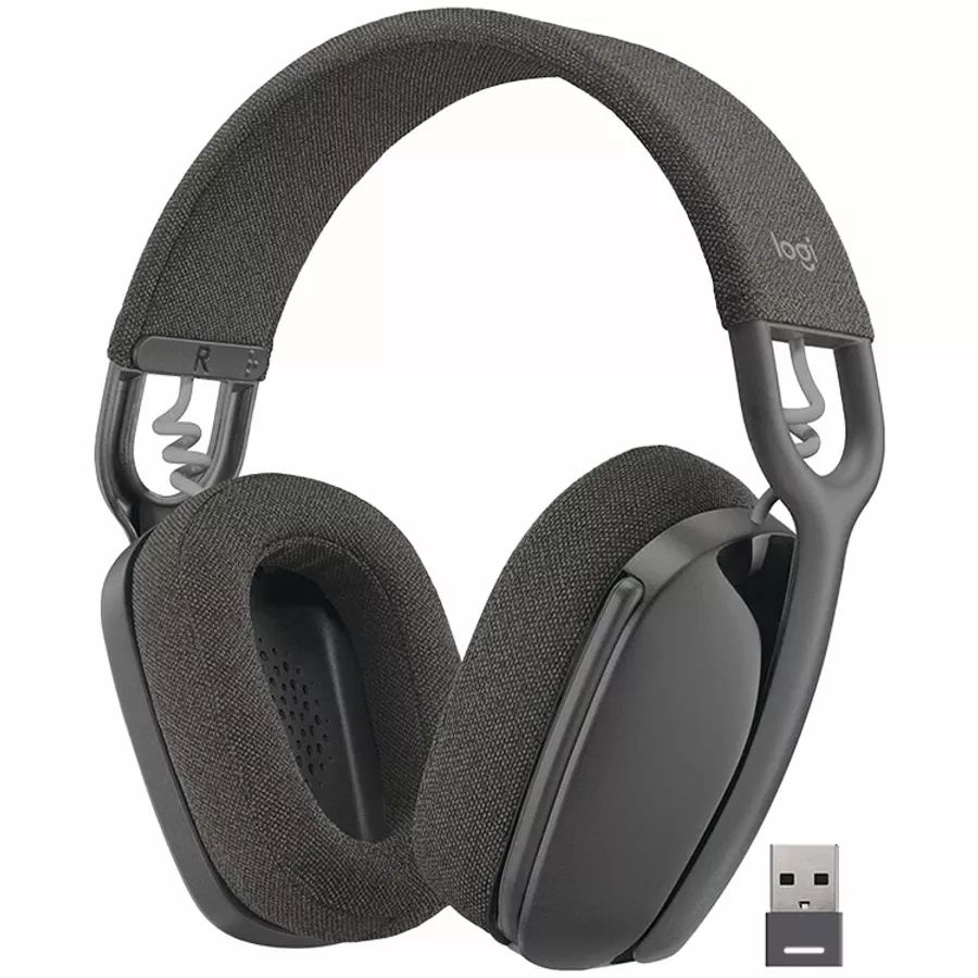 Wireless Headset LOGITECH with Microphone, Graphite — Image №1