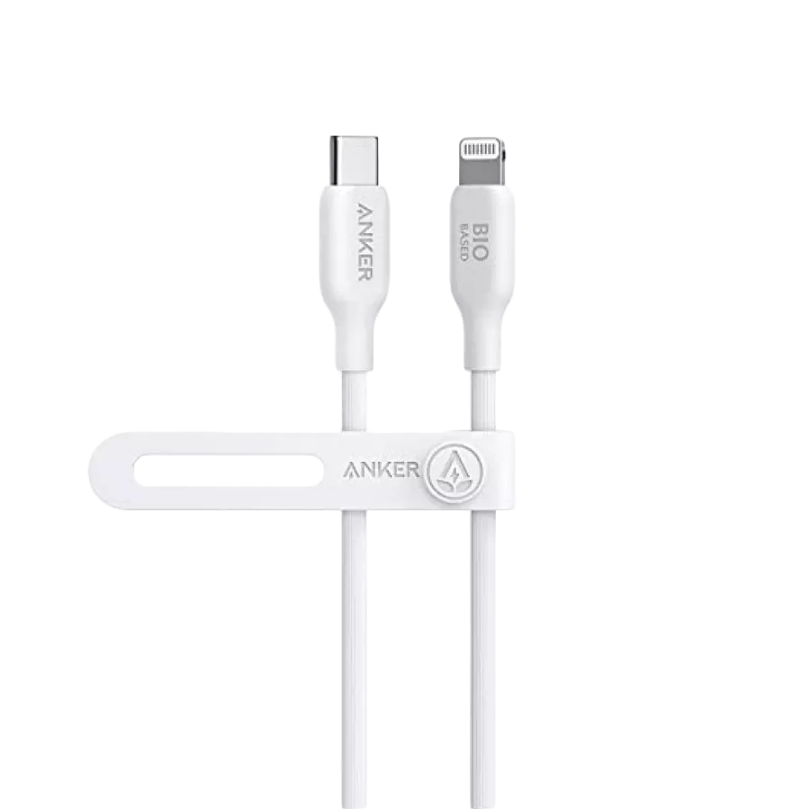 ANKER USB-C to Lightning Cable, 0.9 m, White — Image №1