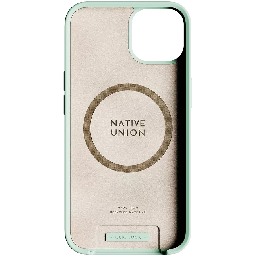 NATIVE UNION Case CLIC POP with MagSafe, Menthol for iPhone 13 — Image №3