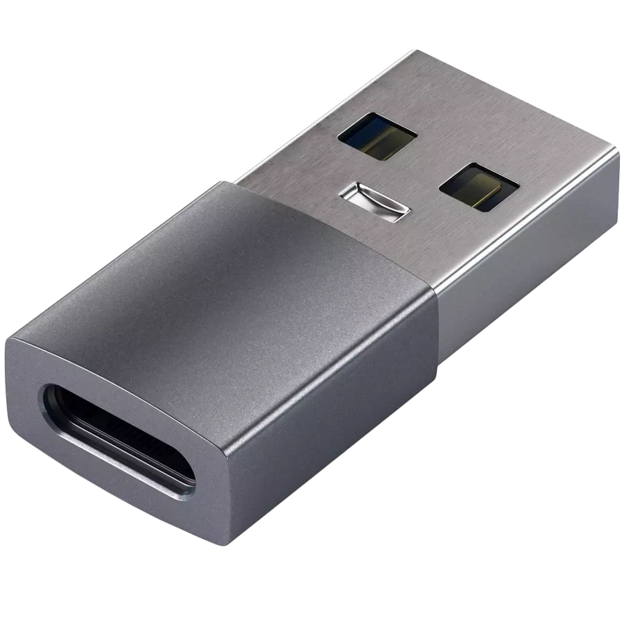 Адаптер SATECHI USB-C to USB, Серый космос — image №1