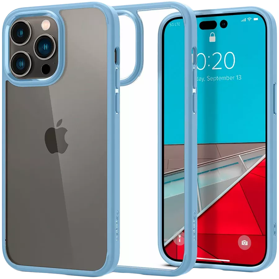 Чохол SPIGEN SGP Ultra Hybrid  Sierra Blue для iPhone 14 Pro — Зображення №3