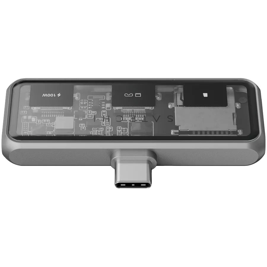 Хаб Satechi Mobile XR with microSD Reader Space Grey (ST-HXRSDM) — Зображення №4