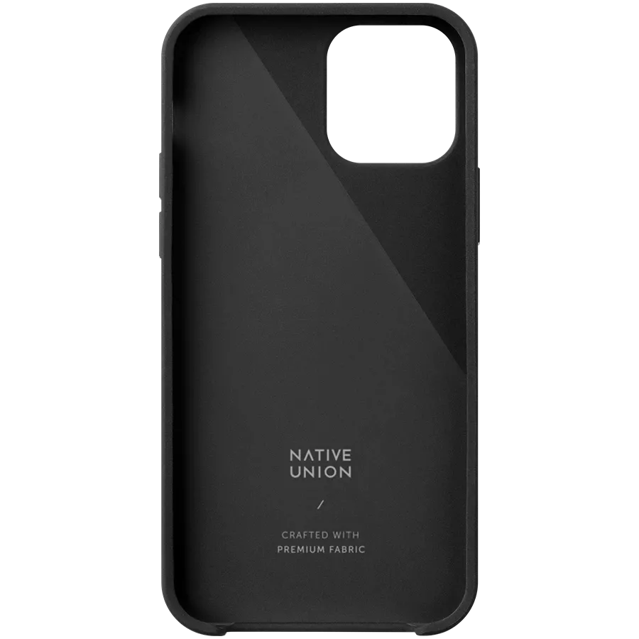 Чехол NATIVE UNION CLIC CANVAS  Синевато-серый для iPhone 12 Pro Max — Изображение №4