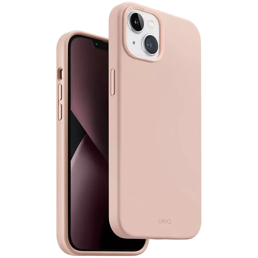 Case UNIQ Lino  Pink for iPhone 14 Plus — Image №1