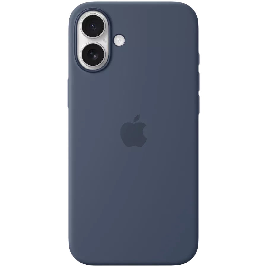 APPLE Silicone Case with MagSafe Denim for iPhone 16 Plus — Image №1