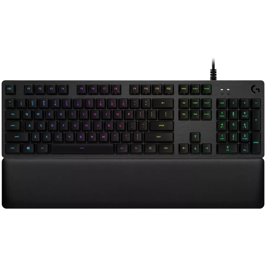 LOGITECH G513 Πληκτρολόγιο παιχνιδιών, Ενσύρματο, Carbon, Διεθνή Αγγλικά — Εικών №1