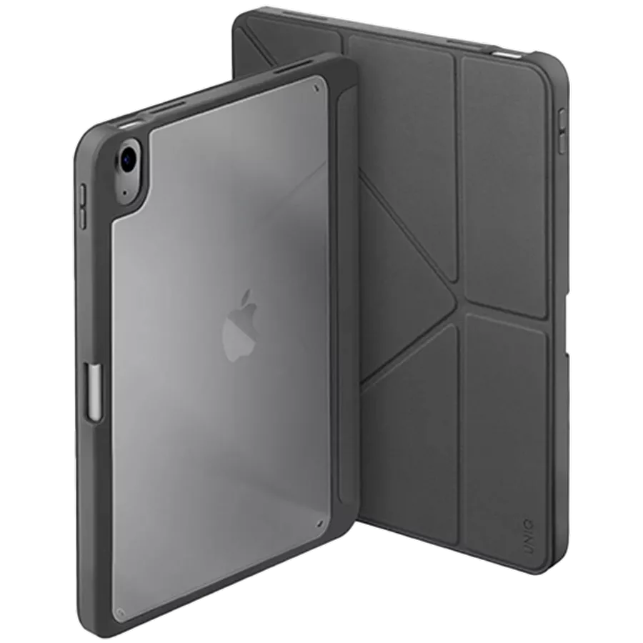Smart Folio UNIQ Moven  Charcoal Gray for iPad (7th, 8th and 9th generation) — Image №1