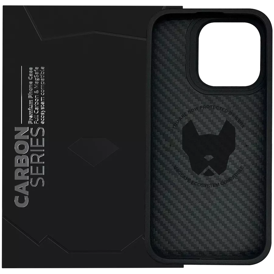iLera Чохол Carbon Series  Чорний для iPhone 15 Pro — Зображення №2