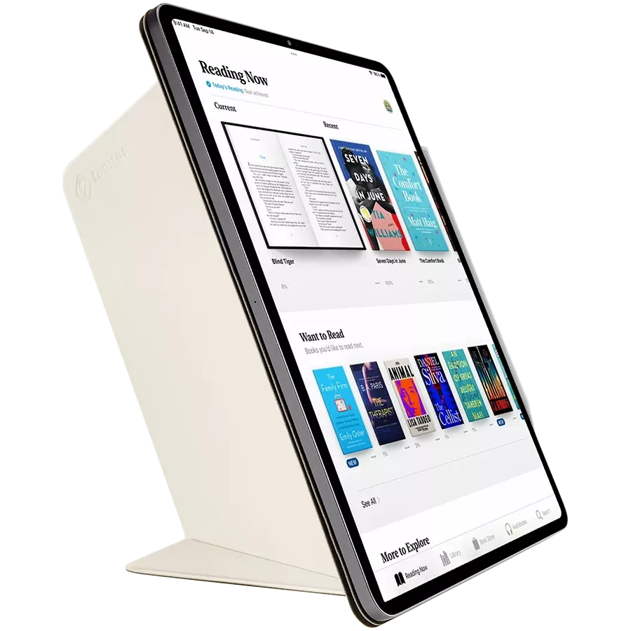 TOMTOC Кейс кітапшасы 4-mode Folio B02  Ivory White for iPad Pro 12.9-inch (5th generation)/Pro 12.9-inch (6th generation) — image №4