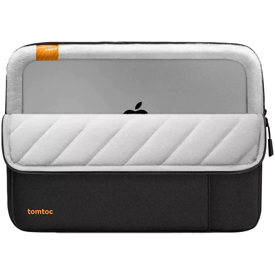 TOMTOC Сөмке Defender Sleeve A13  Қара for MacBook Air/Notebook up to 15"/MacBook Pro 15 — image №3