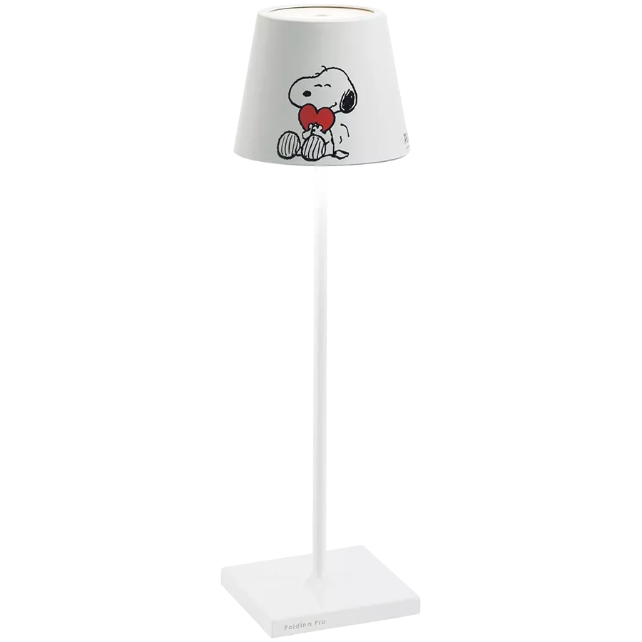 ZAFFERANO POLDINA PRO TABLE LAMP 111x380mm. WHITE+PEAN.2-2.2W LED — Image №1
