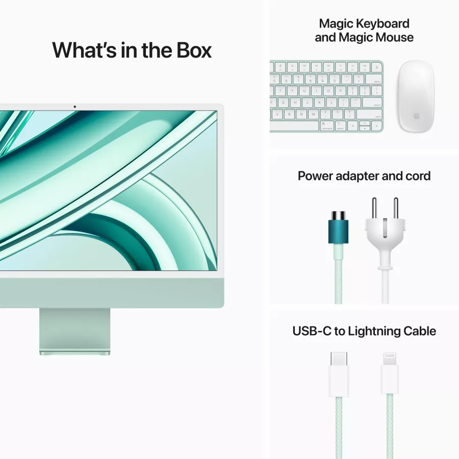 iMac 24" Retina 4.5K, Apple M3, 8 GB, 256 GB SSD — Image №9
