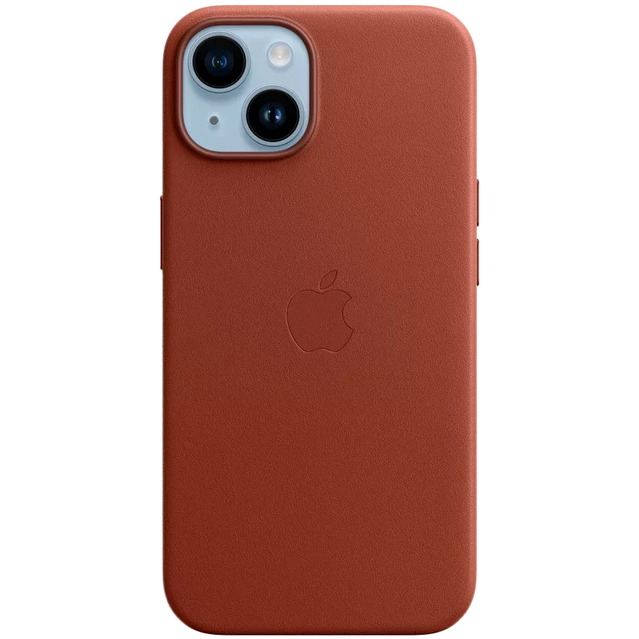 APPLE Leather Case with MagSafe Umber for iPhone 14 — Image №1