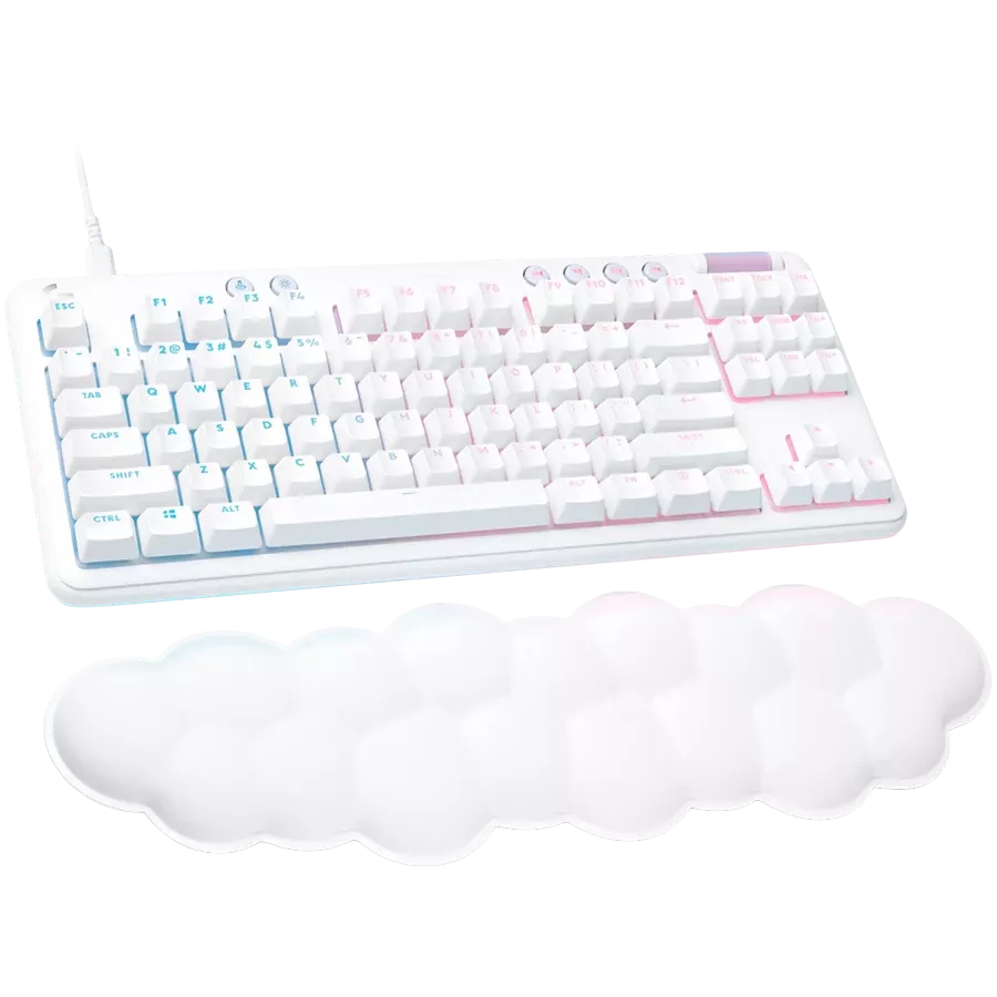 Клавиатура проводная LOGITECH G713 Aurora Gaming GX USB Off-White (L920-010422) — Изображение №1
