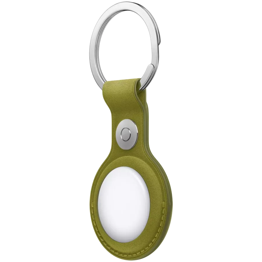 APPLE FineWoven Key Ring для AirTag, Chartreuse — Изображение №2