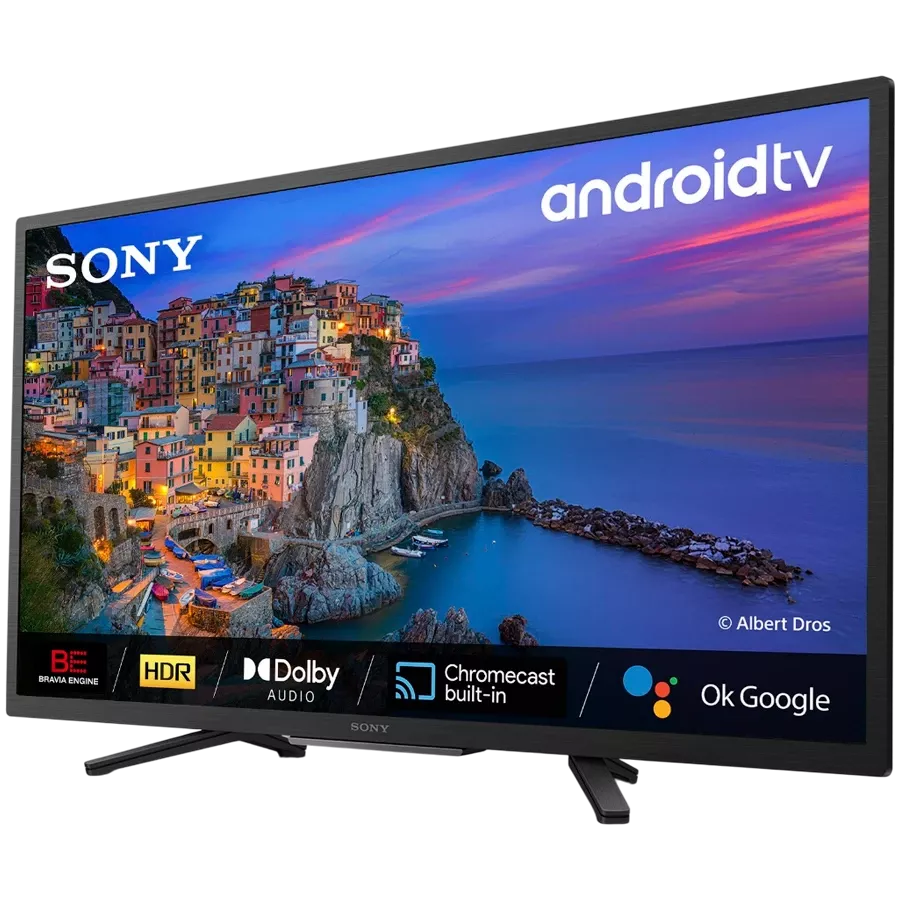SONY Smart TV, LED, 32", [HD Ready/Direct LED], Black — Image №3