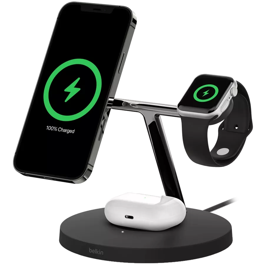 Wireless Charger BELKIN BoostCharge Pro, 15 vatt, Black — Image №1