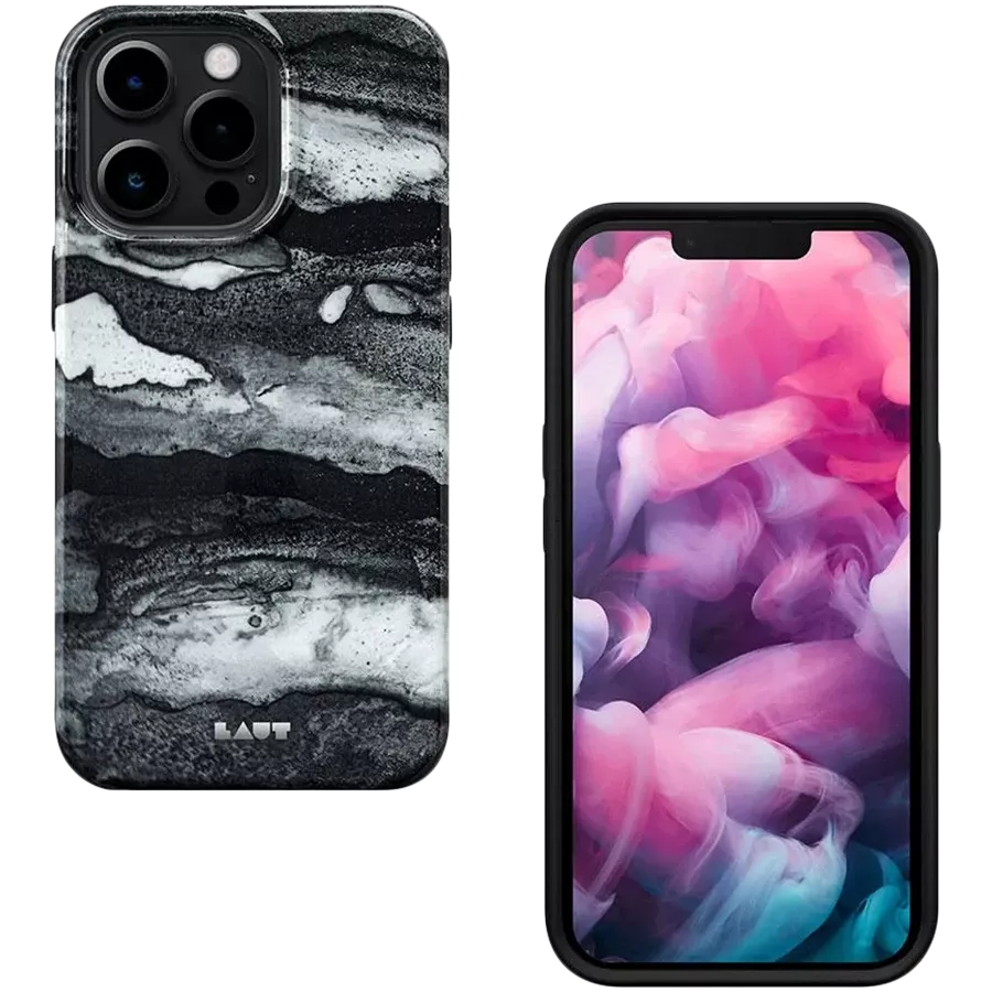 LAUT Θήκη HUEX INK με MagSafe, Μαύρος for iPhone 13 Pro Max — Εικών №1