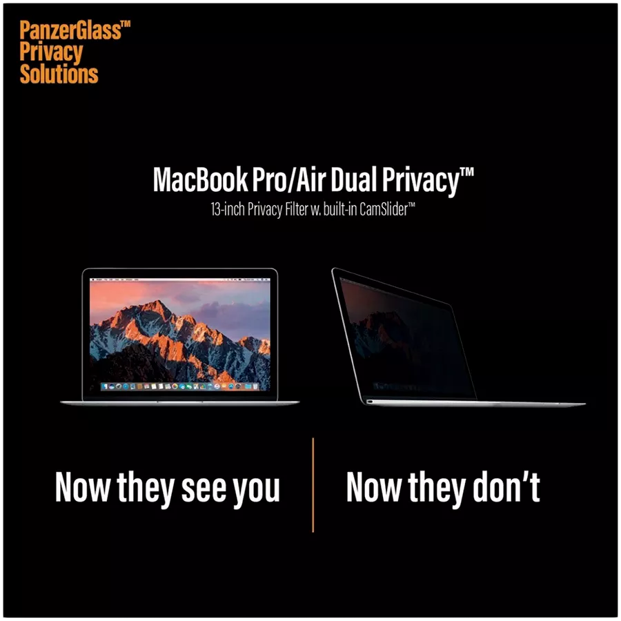 PANZERGLASS  для MacBook Air 13/MacBook Pro 13Dual Privacy — Изображение №1