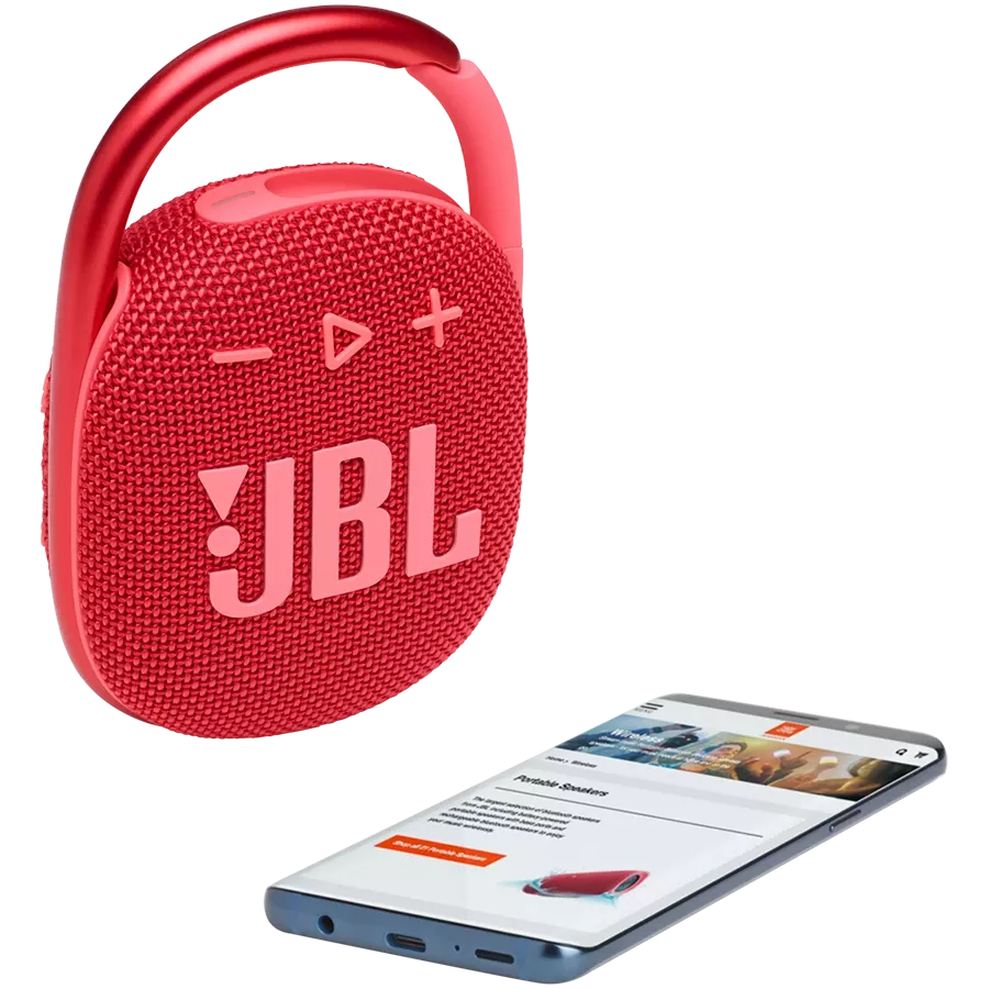 Portable Speaker JBL Clip 4 Red — Image №4
