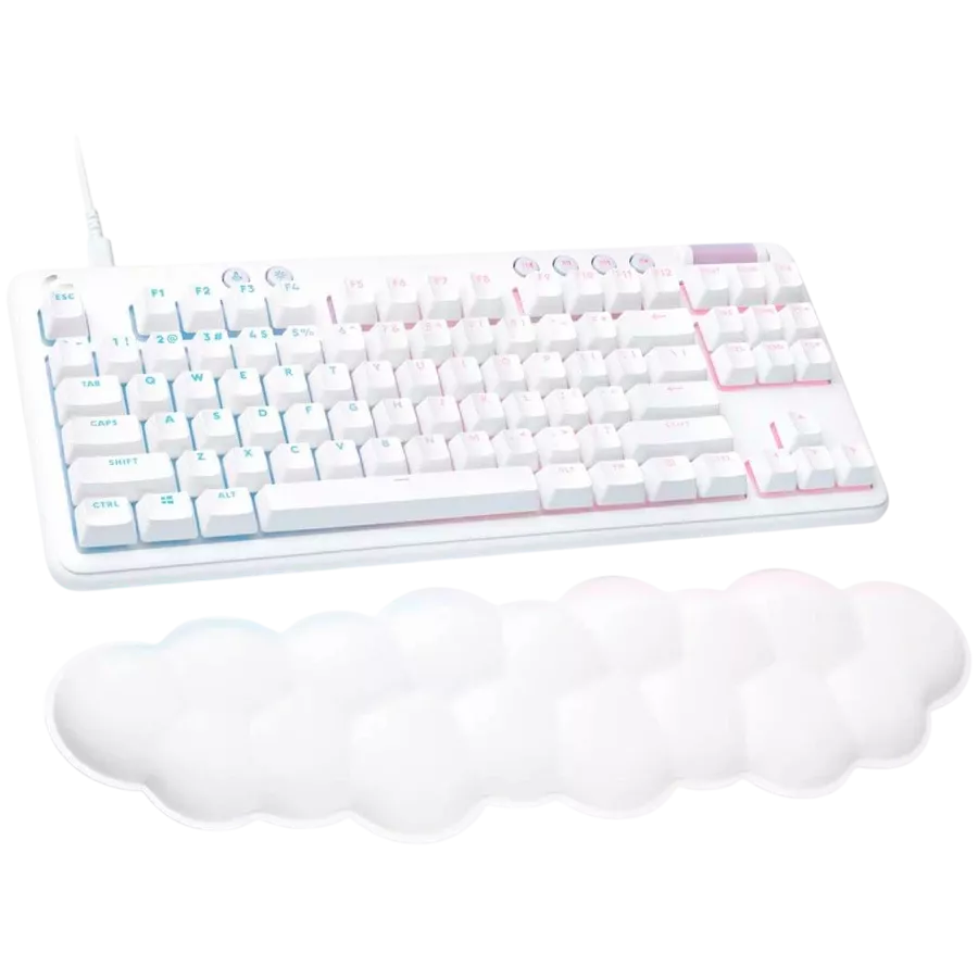 LOGITECH G713 Gaming Keyboard, Wired, White, UK EN — Image №2