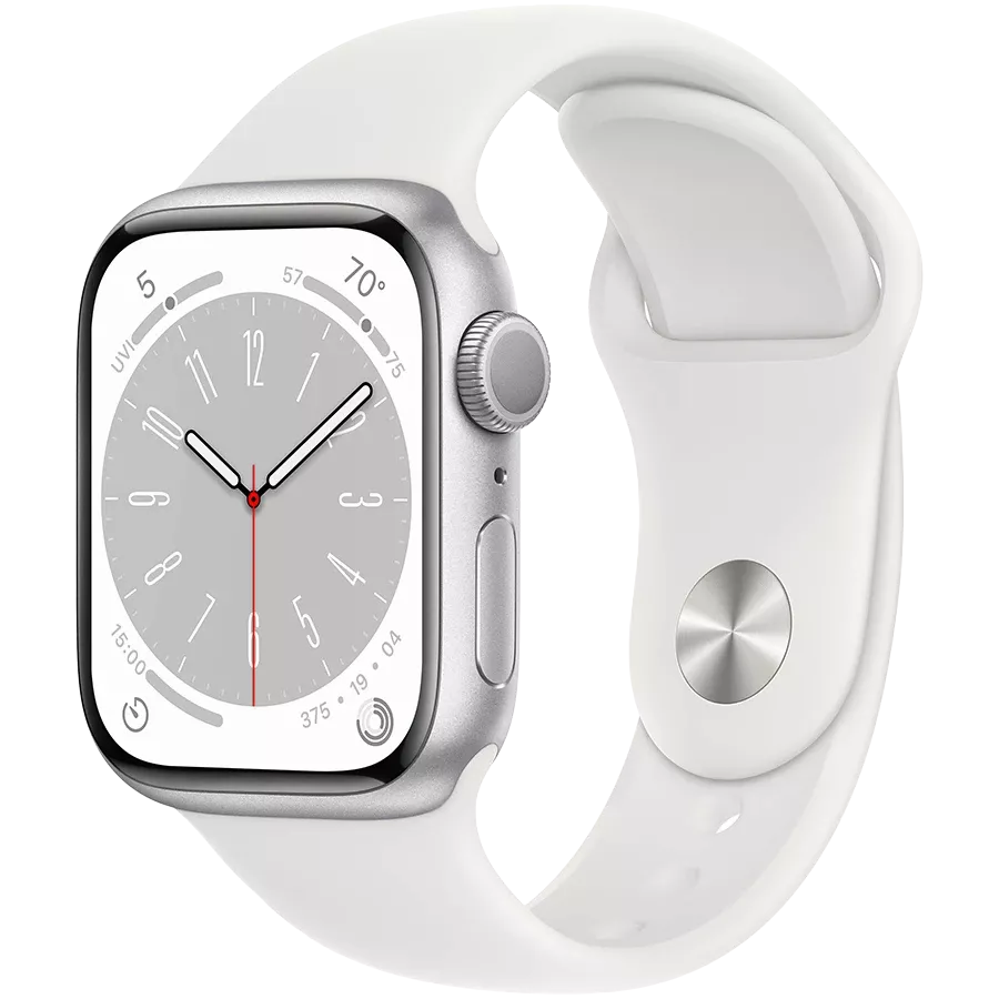 Apple Watch Series 8 GPS 41 White Sport Band MP6K3RB A iSpace