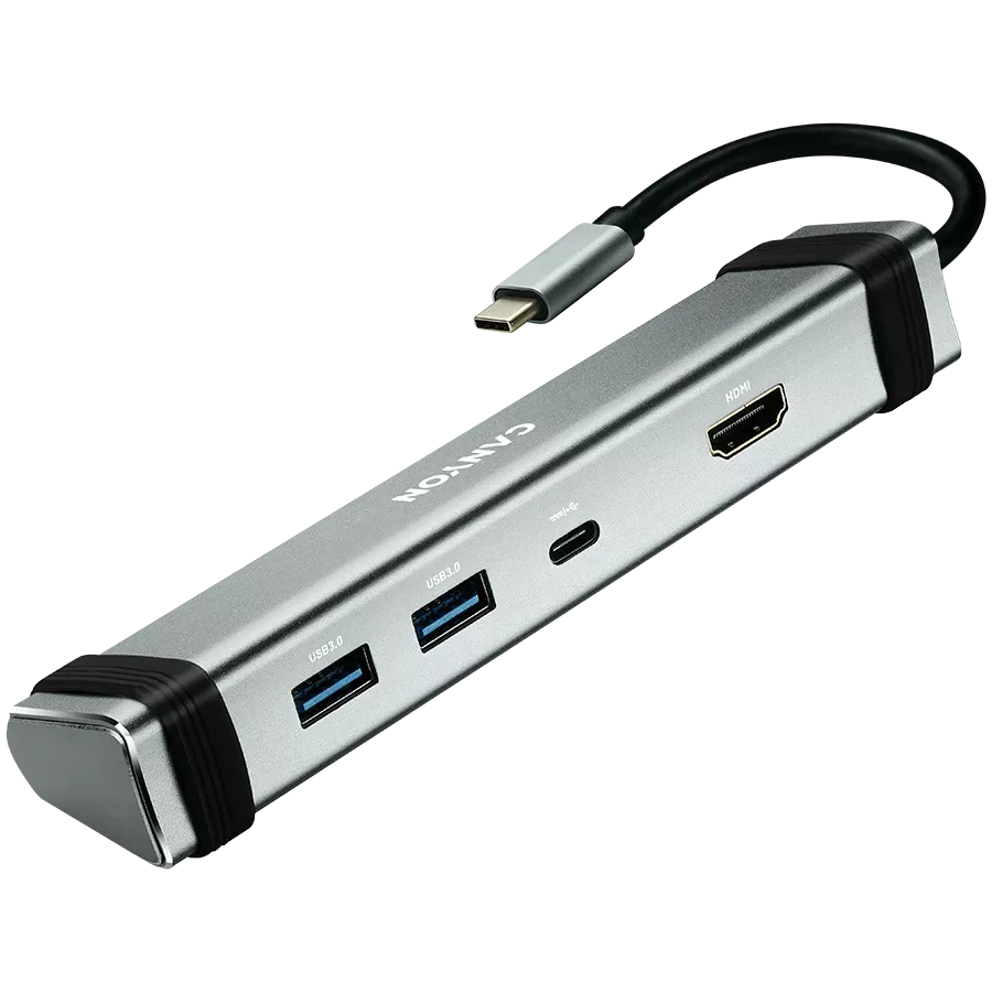 Мультипортова док-станція 4в1 USB Type C DS-3 (CNS-TDS03DG) — Зображення №3