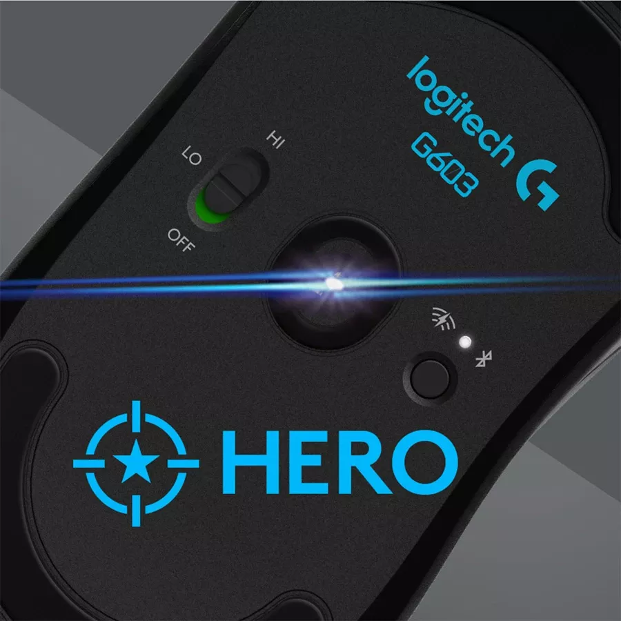 LOGITECH G603 Lightspeed Ποντίκι παιχνιδιού, Ασύρματο, Μαύρος — Εικών №4