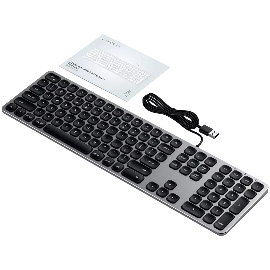 Keyboard SATECHI, Wireless, Space Gray (ST-AMBKM) — Image №3