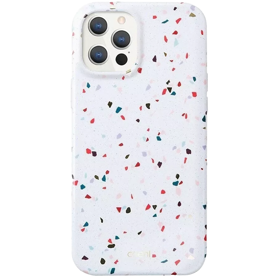 UNIQ Θήκη COEHL Terrazzo , Λευκό for iPhone 13 Pro Max — Εικών №1