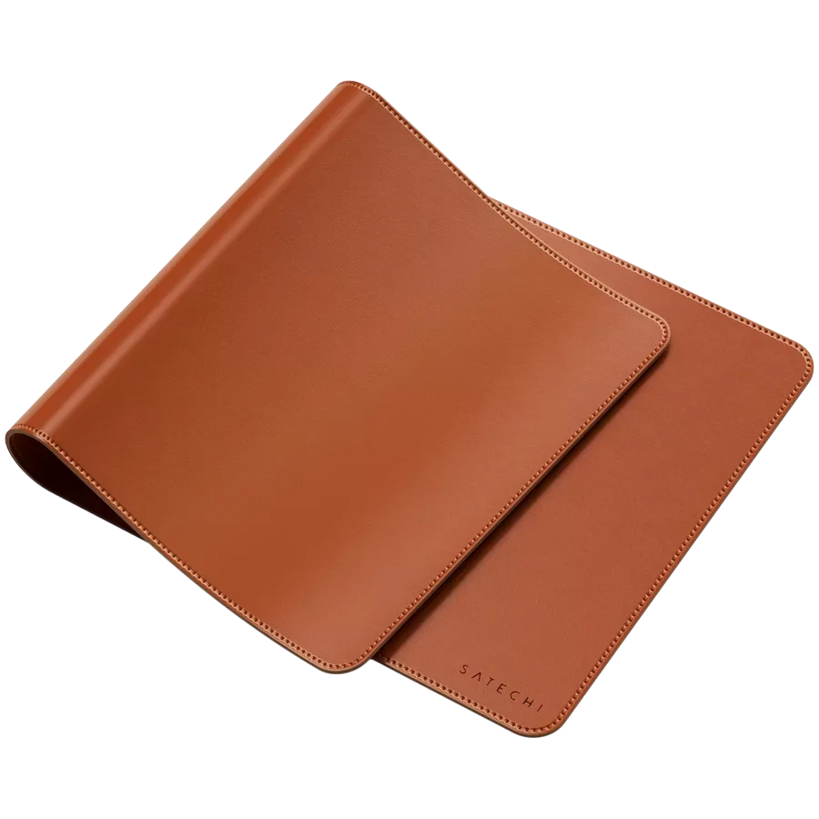 SATECHI , BrownVegan-Leather Premium Desk Mat — Image №1